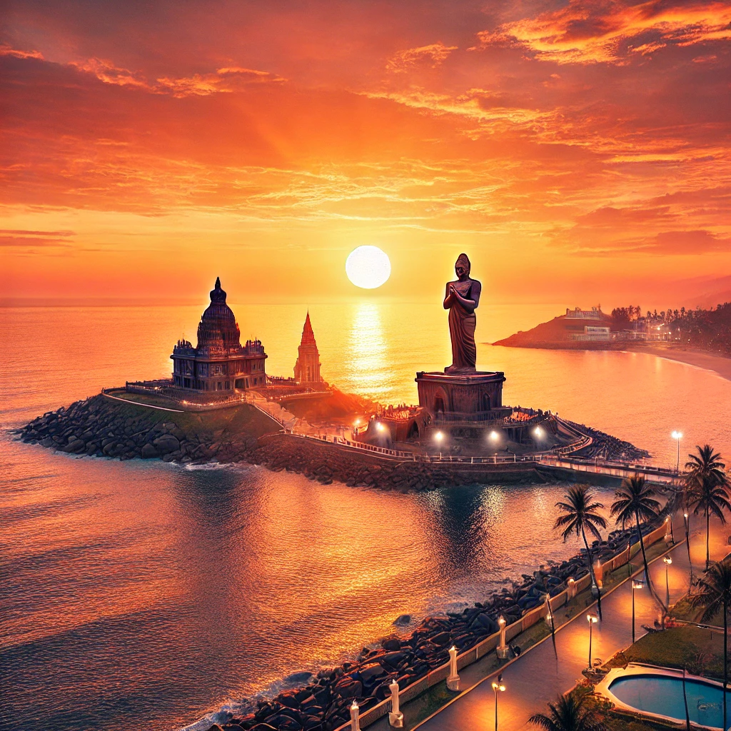 Best Sunrise Sunset Spots in Kanyakumari